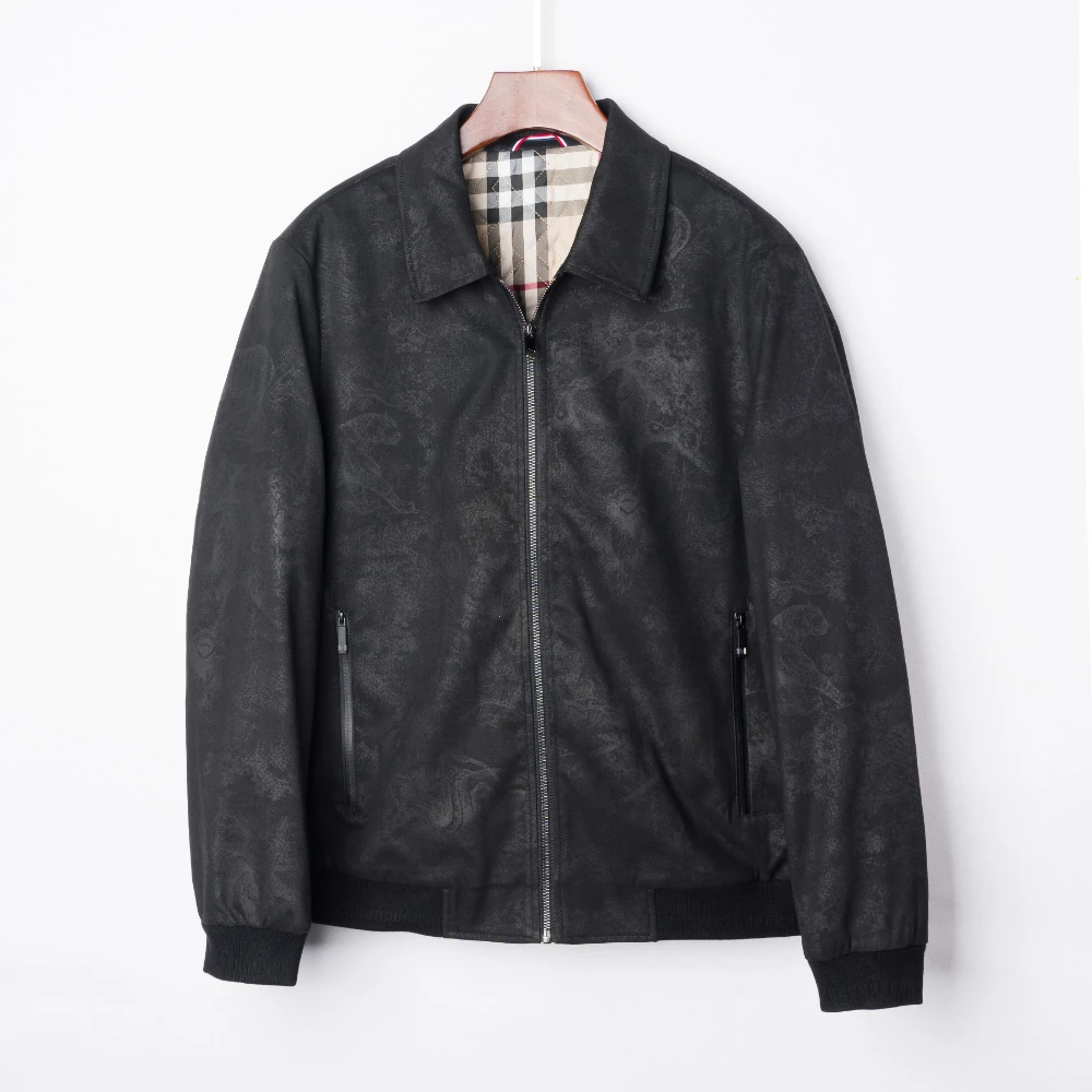 2025秋冬款新款男士时尚百搭45%绵羊毛棉服(2589-1)