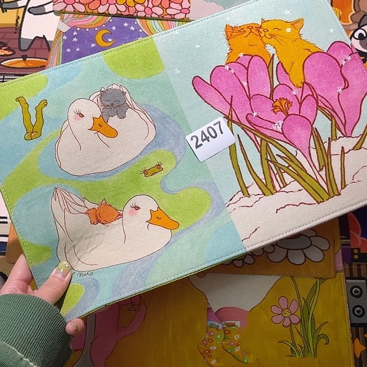 织绣A5活页不送纸2407