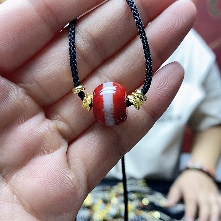 玛瑙/玉髓颈饰合金