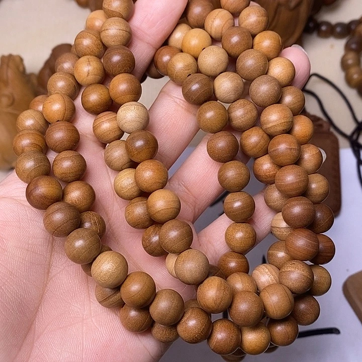 檀香木手串/手链老山檀香老料1.0/108圆珠