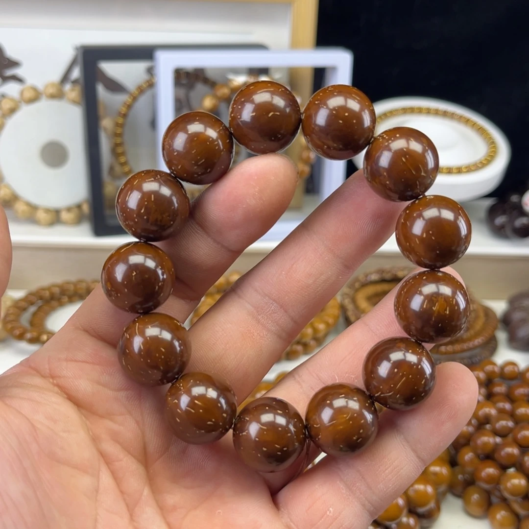 敏***邦紫金鼠手串紫金鼠光珠手串18