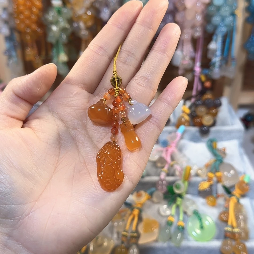 玛瑙/玉髓挂件福利款未镶嵌