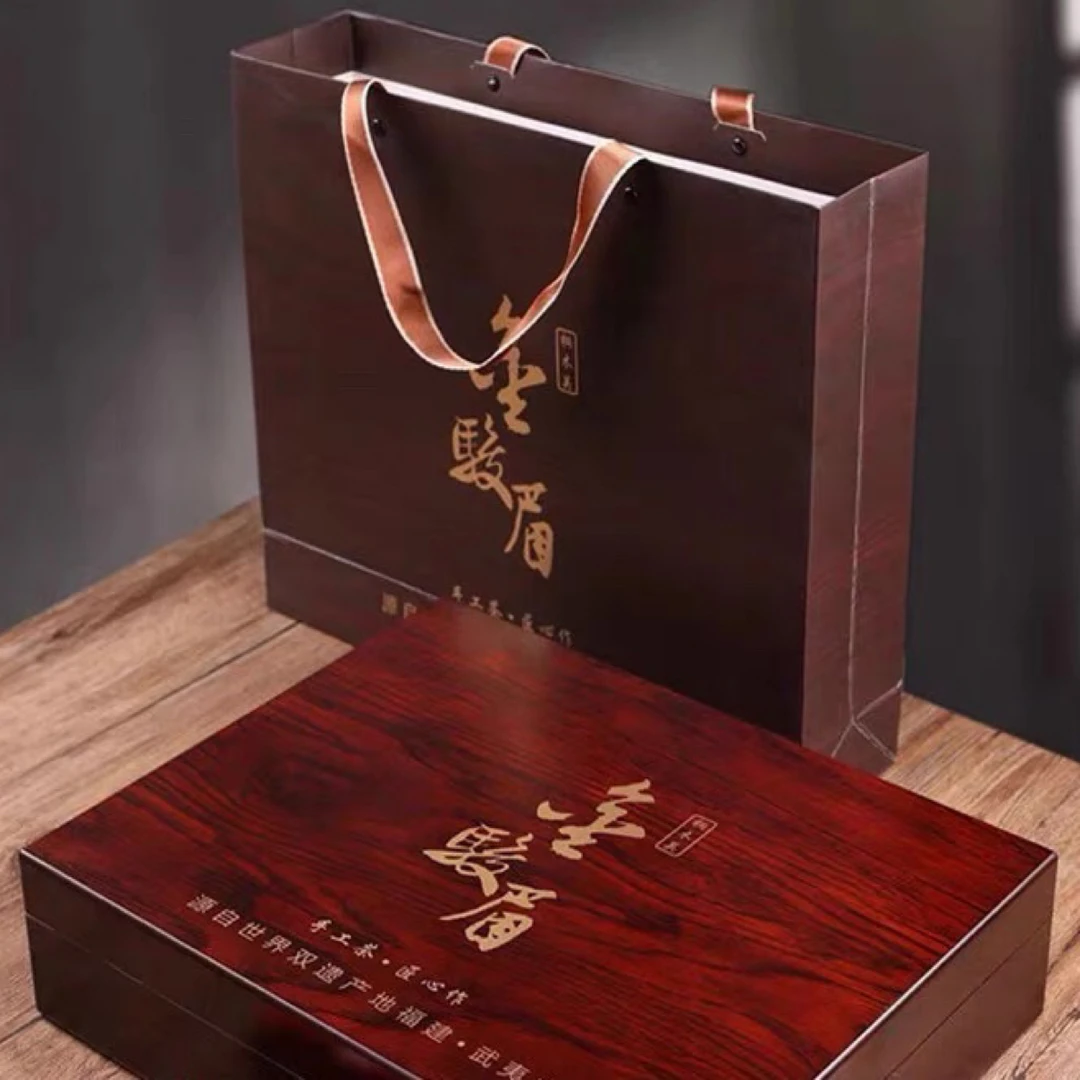 【武夷山】桐木关金骏眉茶叶实木礼盒装