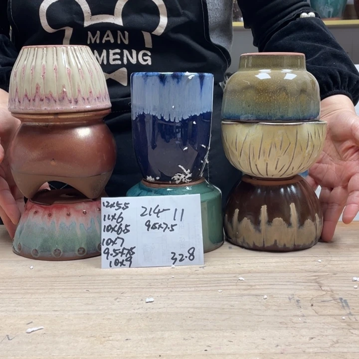 紫砂花盆多肉花盆微瑕11