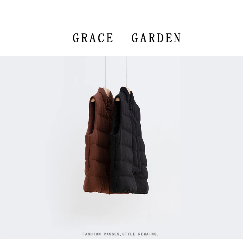 GRACE GARDEN【盘扣马甲！】新中式复古盘扣马甲背心MJ4L2507