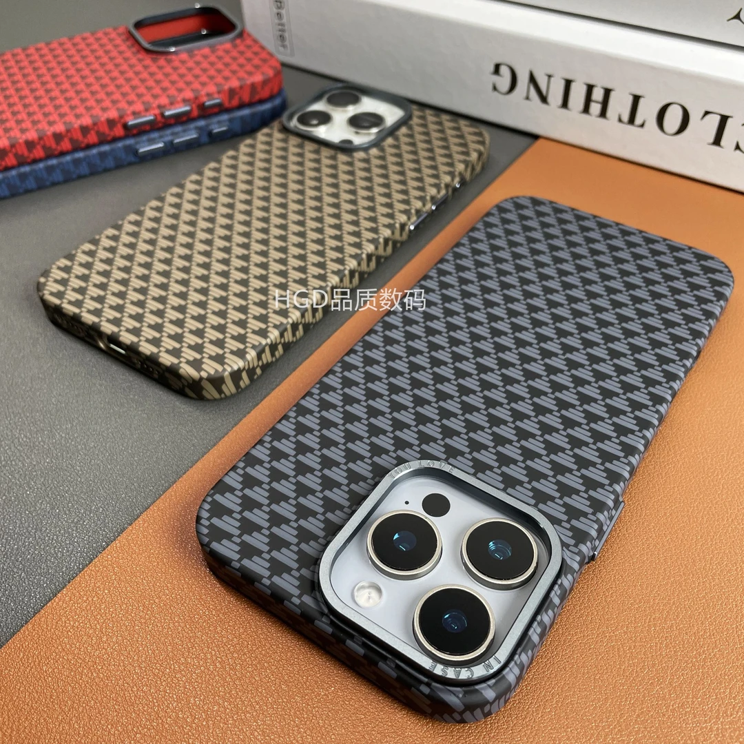 【源纹系列】适用苹果13-16pro max高端手机壳超薄裸机手感金属镜头