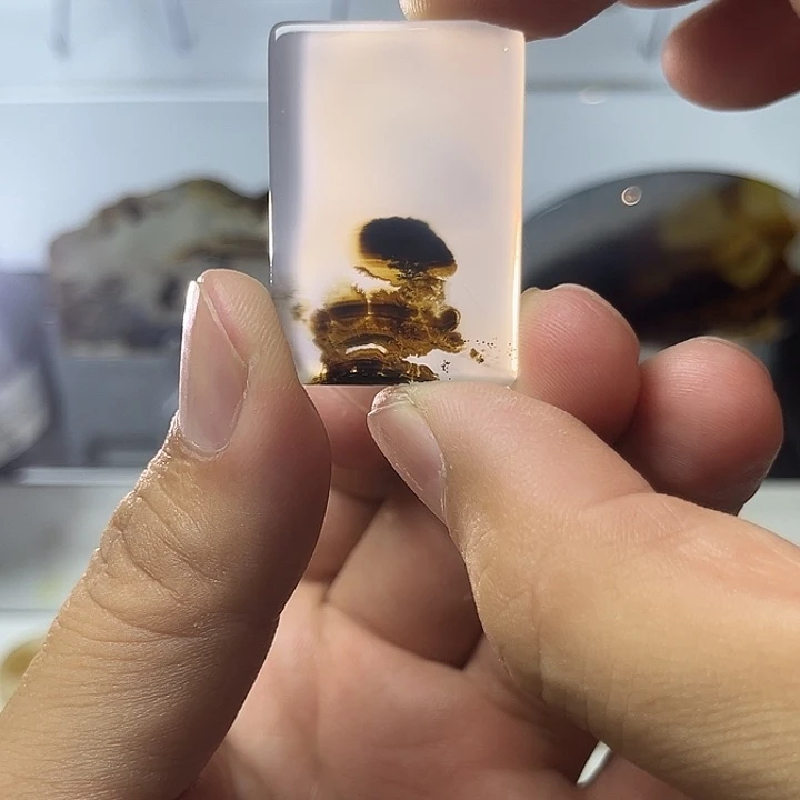 玛瑙/玉髓未镶嵌吊坠(不含链)