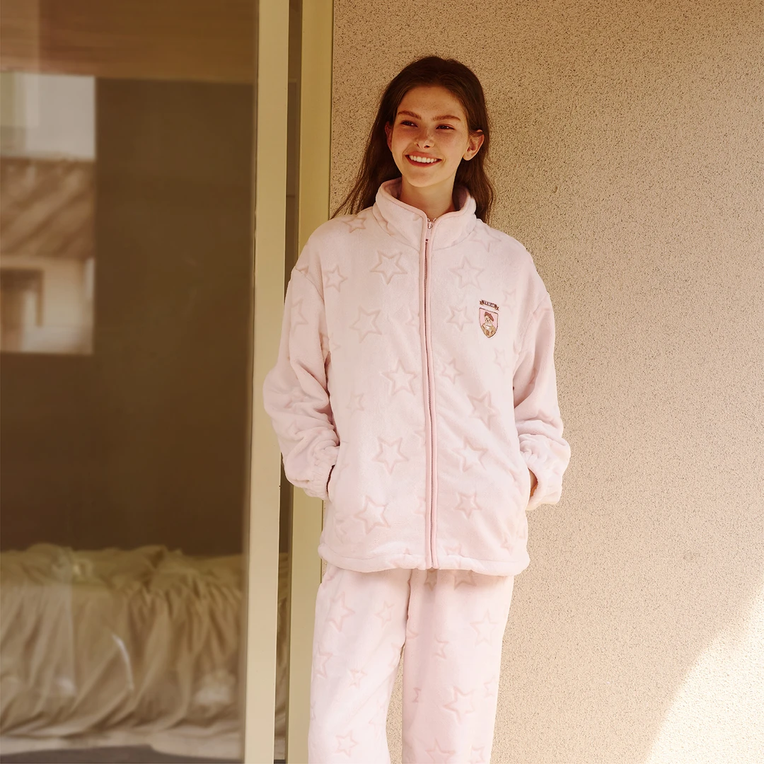 Teenie Weenie小熊星绒密语家居服套装