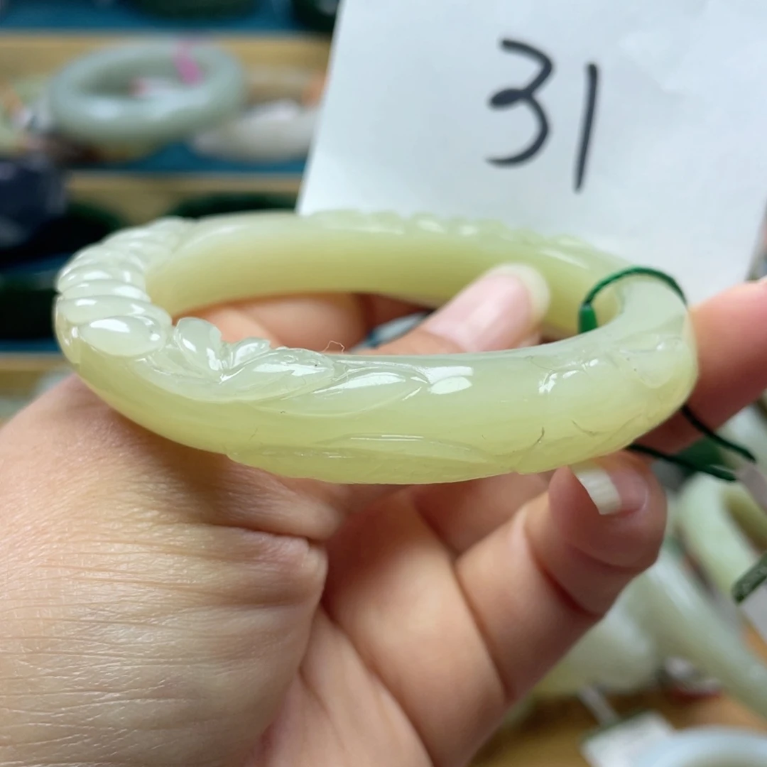 未镶嵌手镯和田玉圈口58