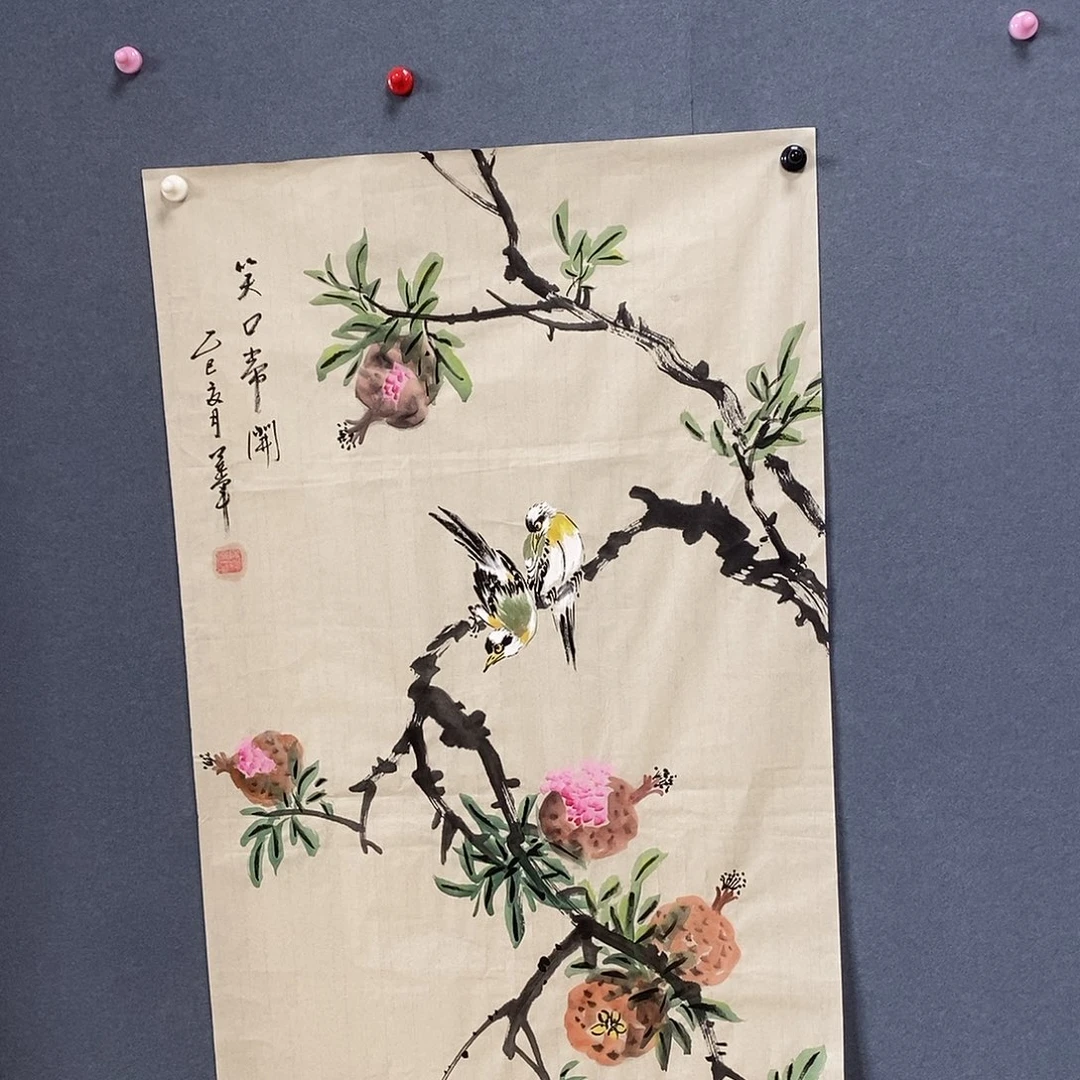 国画段莲军50/100手绘画芯