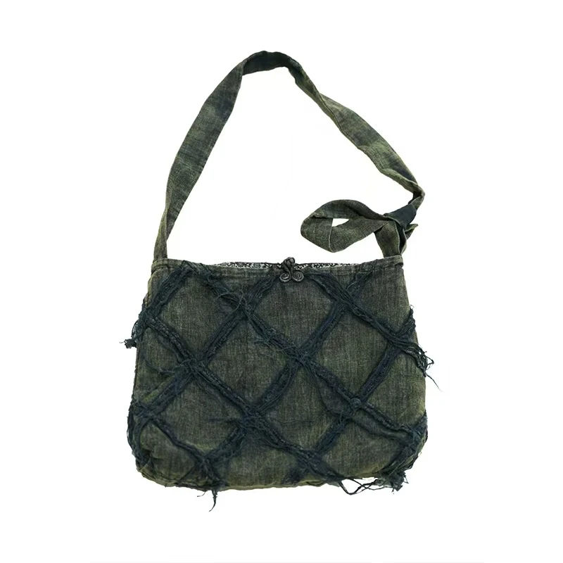 妝點家 云雾里 亚麻 自由恣意亚麻斜挎流浪包Y24FW 3306