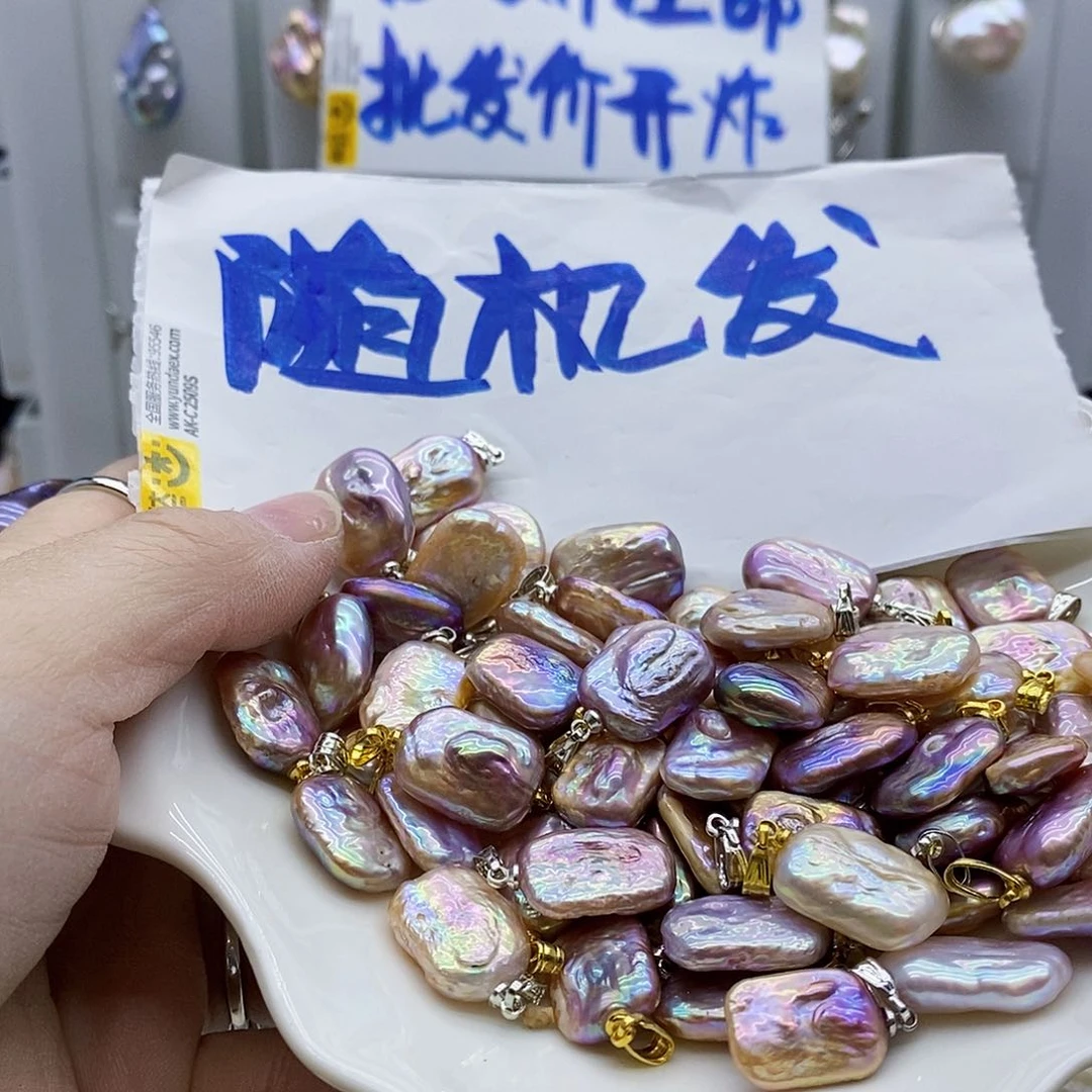 颈饰合金淡水珍珠