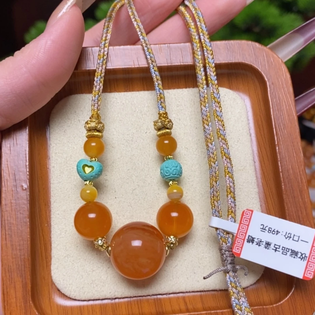 【闪购商品】蜜蜡颈饰未镶嵌项链