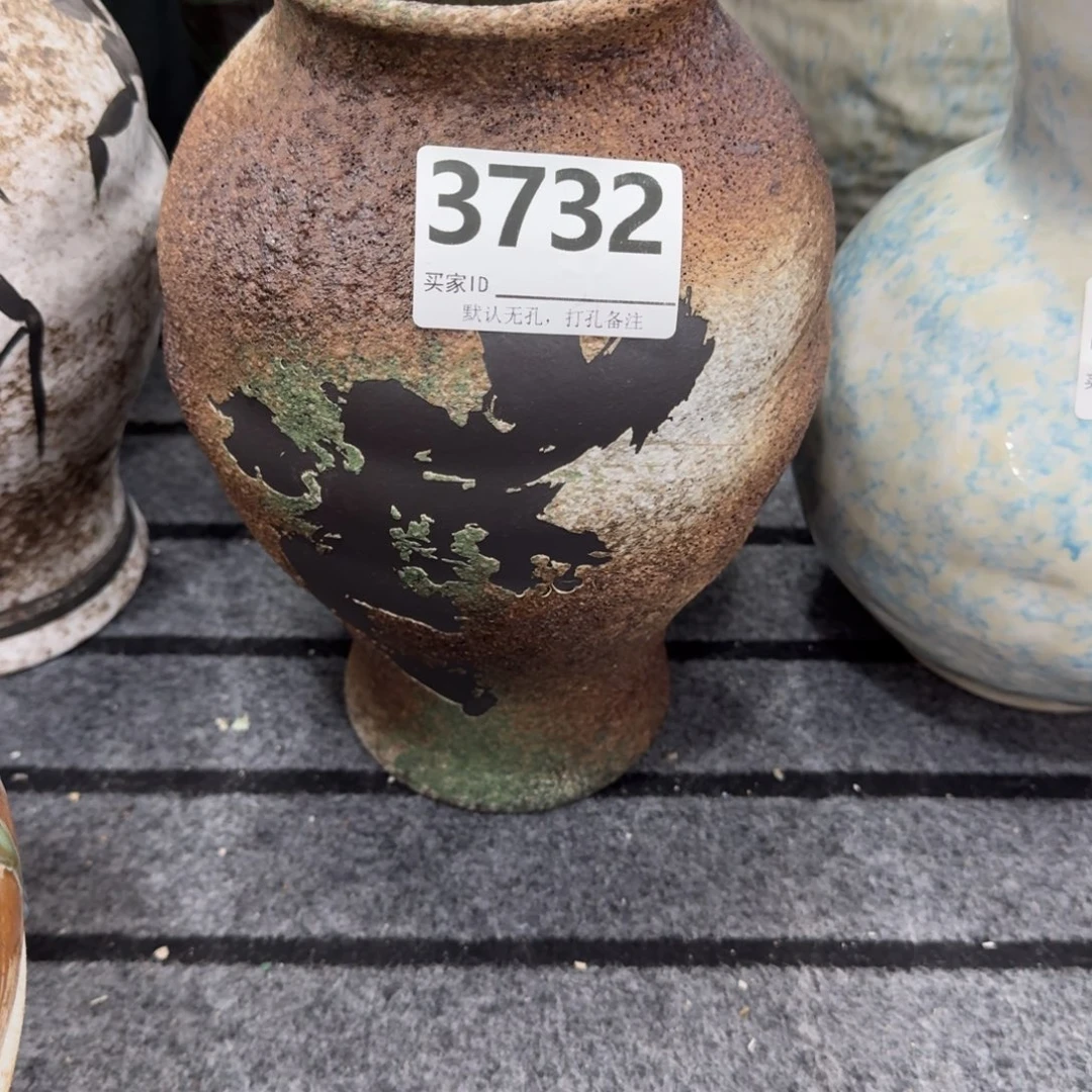 摆件花瓶默认无孔口10高28编码3732