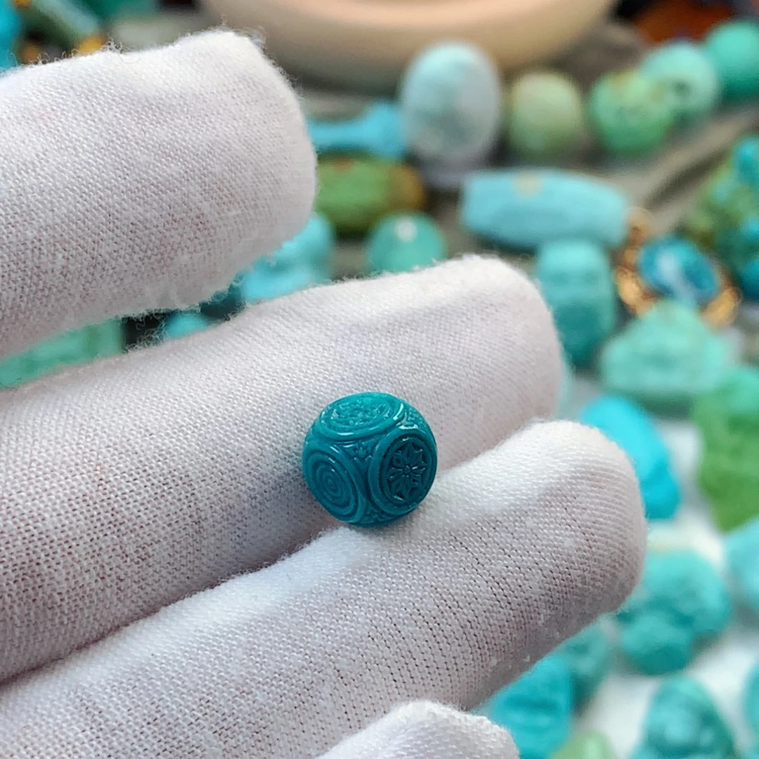 绿松石未镶嵌珠宝半成品