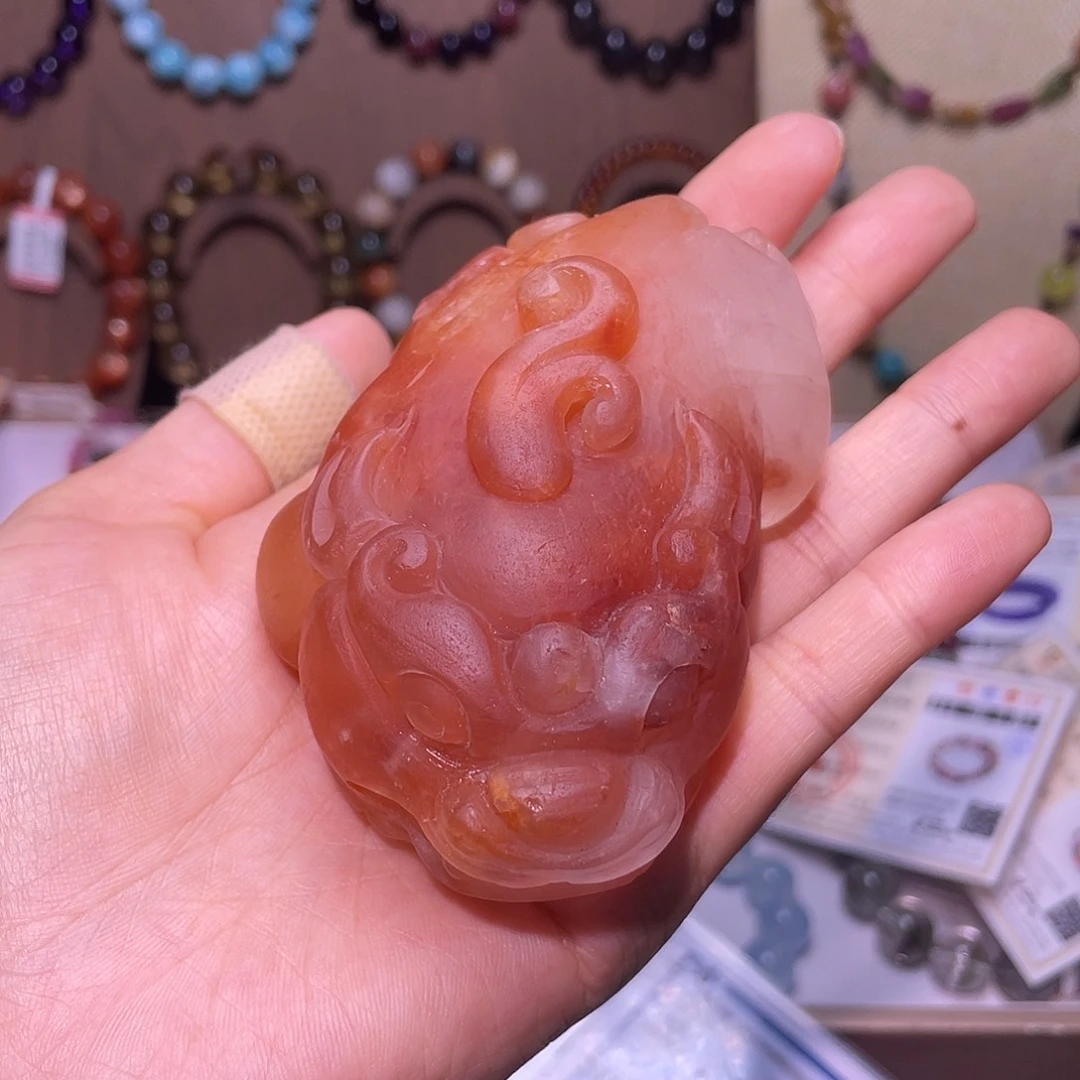 活***猫未镶嵌珠宝半成品水晶512