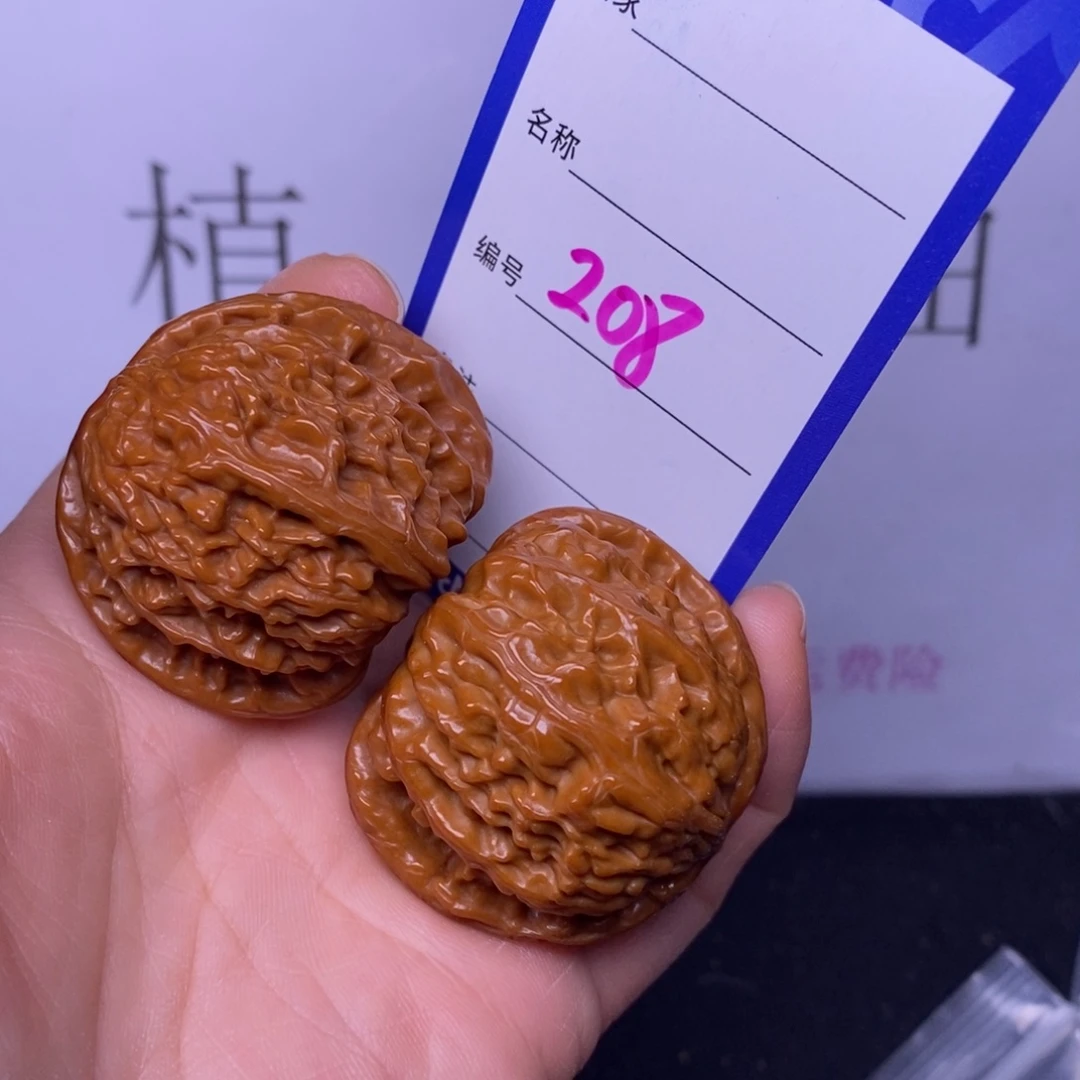 文玩核桃把件208/40白狮子福利