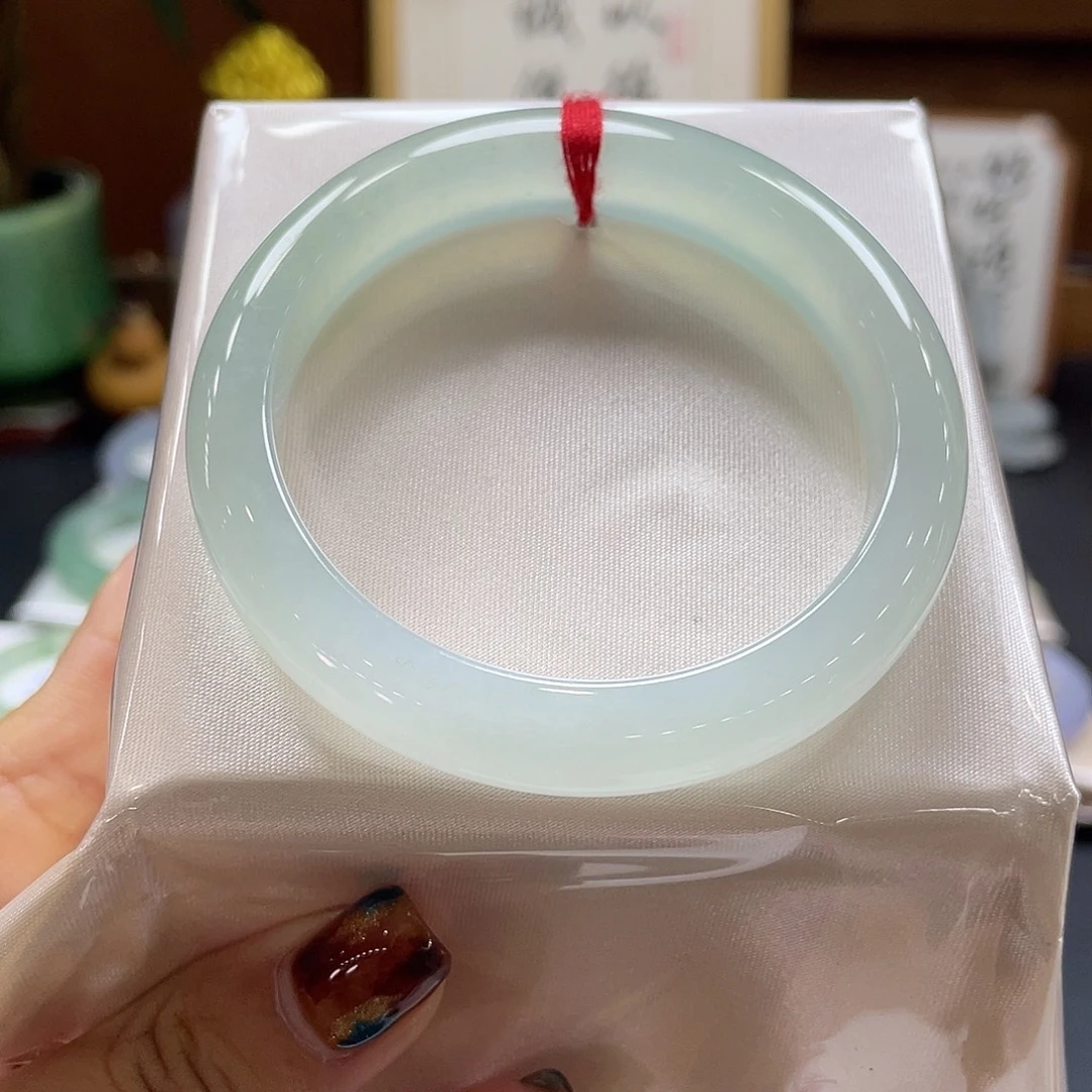 翡翠未镶嵌手镯43号