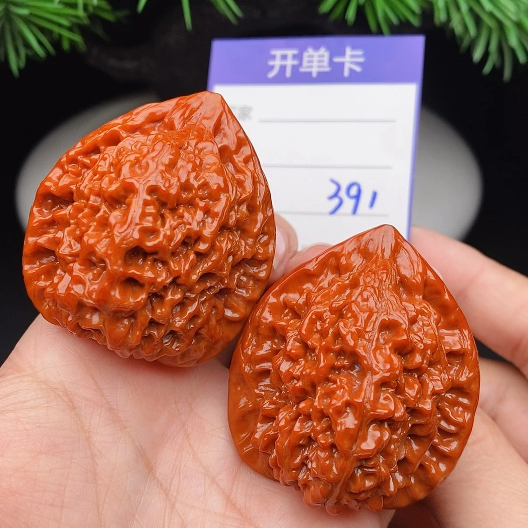 文玩核桃把件43官帽391