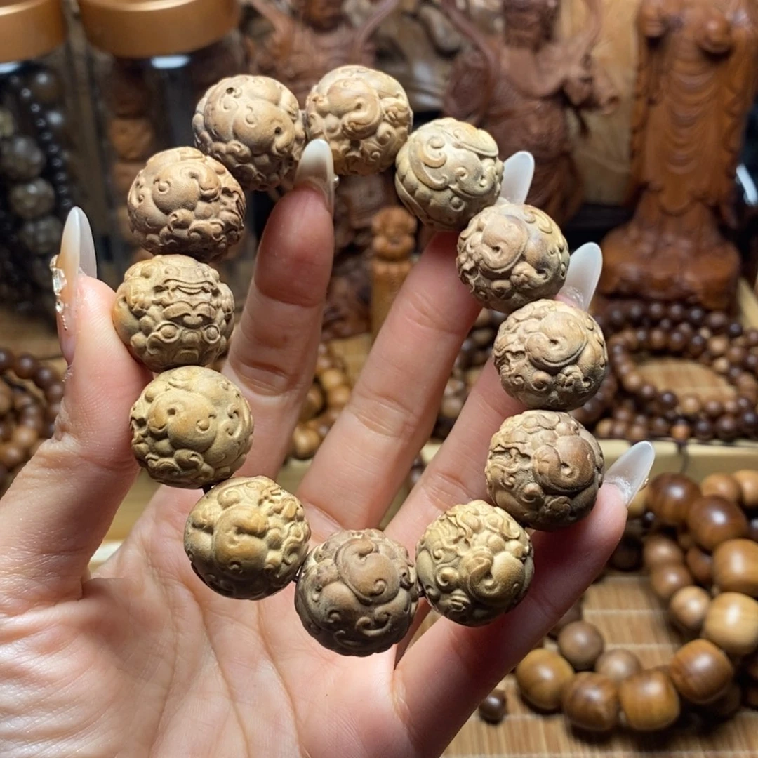 檀香木手串/手链2.0奶香貔貅微瑕