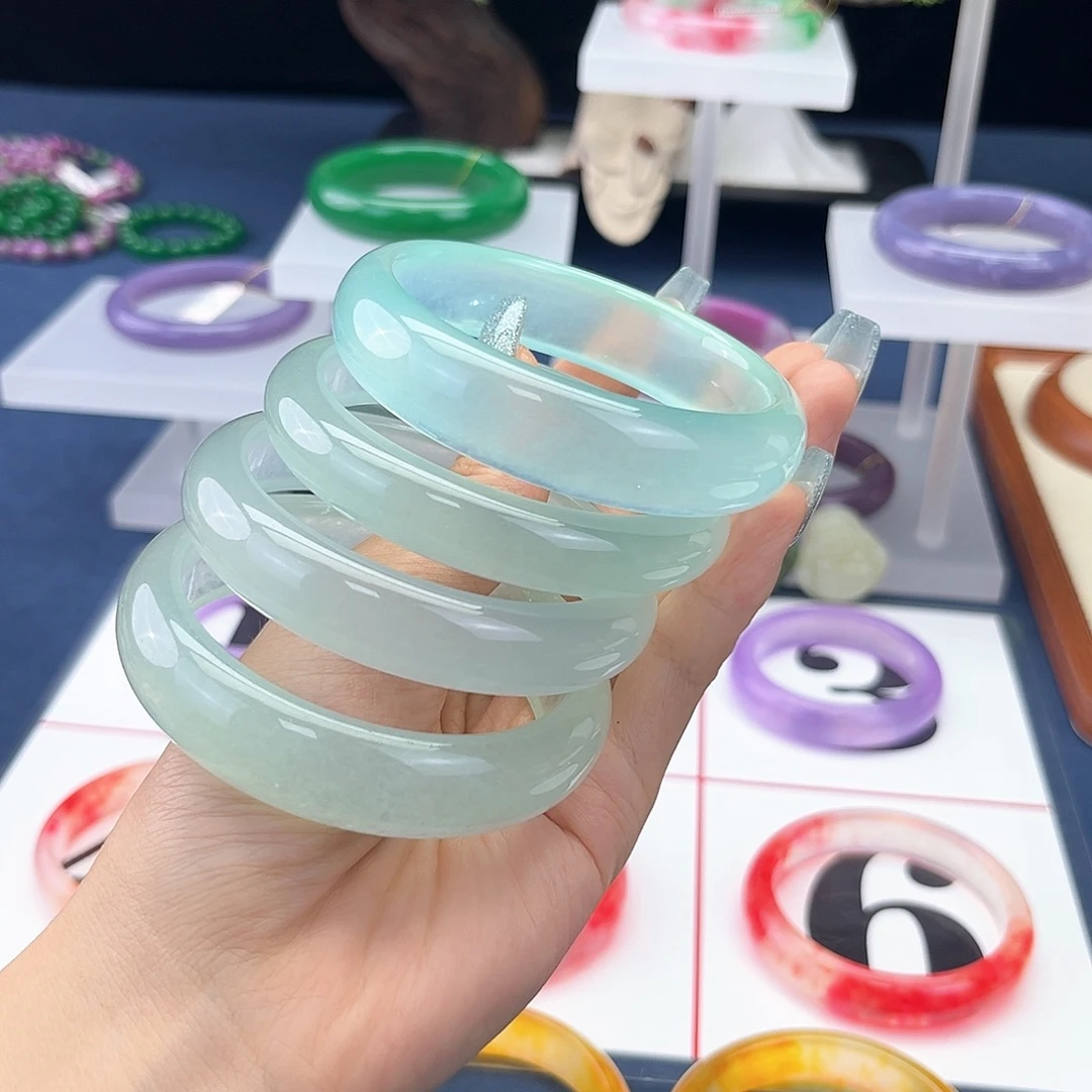 未镶嵌手镯石英质玉备注圈口