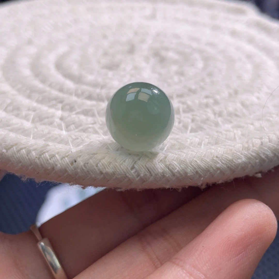 散珠翡翠特色冰晴圆珠卡13.3mm