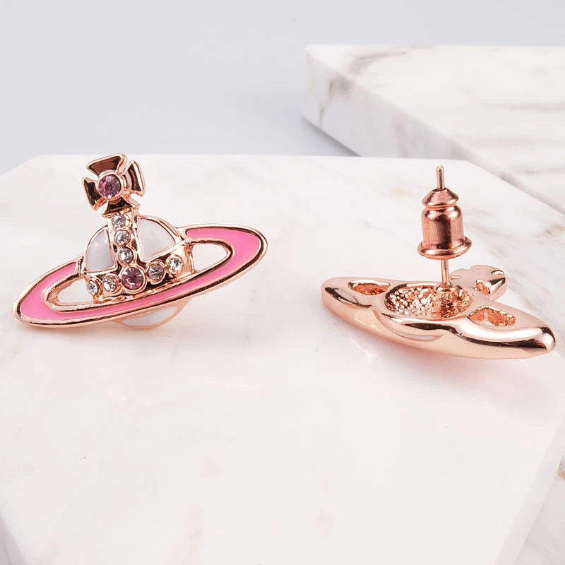 钛钢锆石耳饰 8154高版精选耳钉设计感精致原版饰品