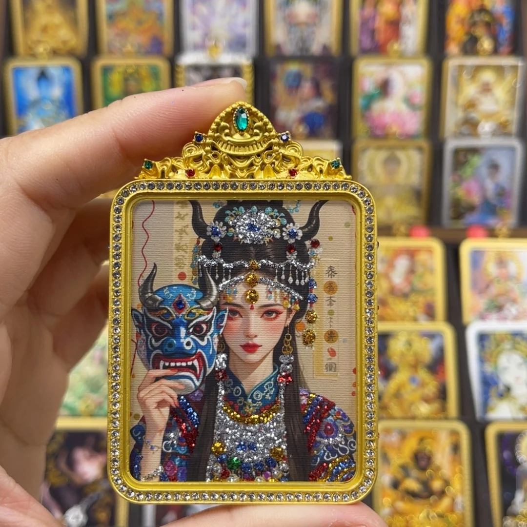 吊坠八扎基拉姆唐卡