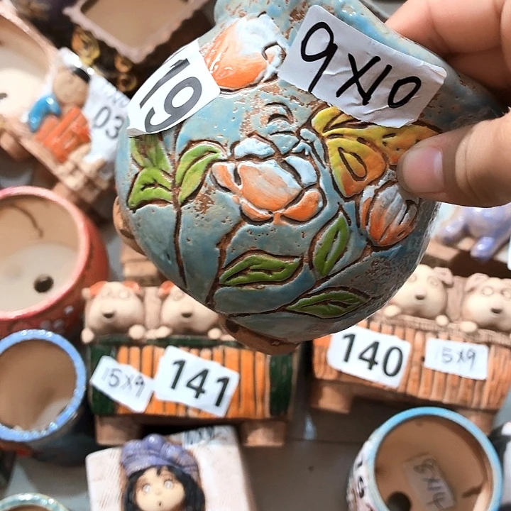 多肉花盆满15包邮