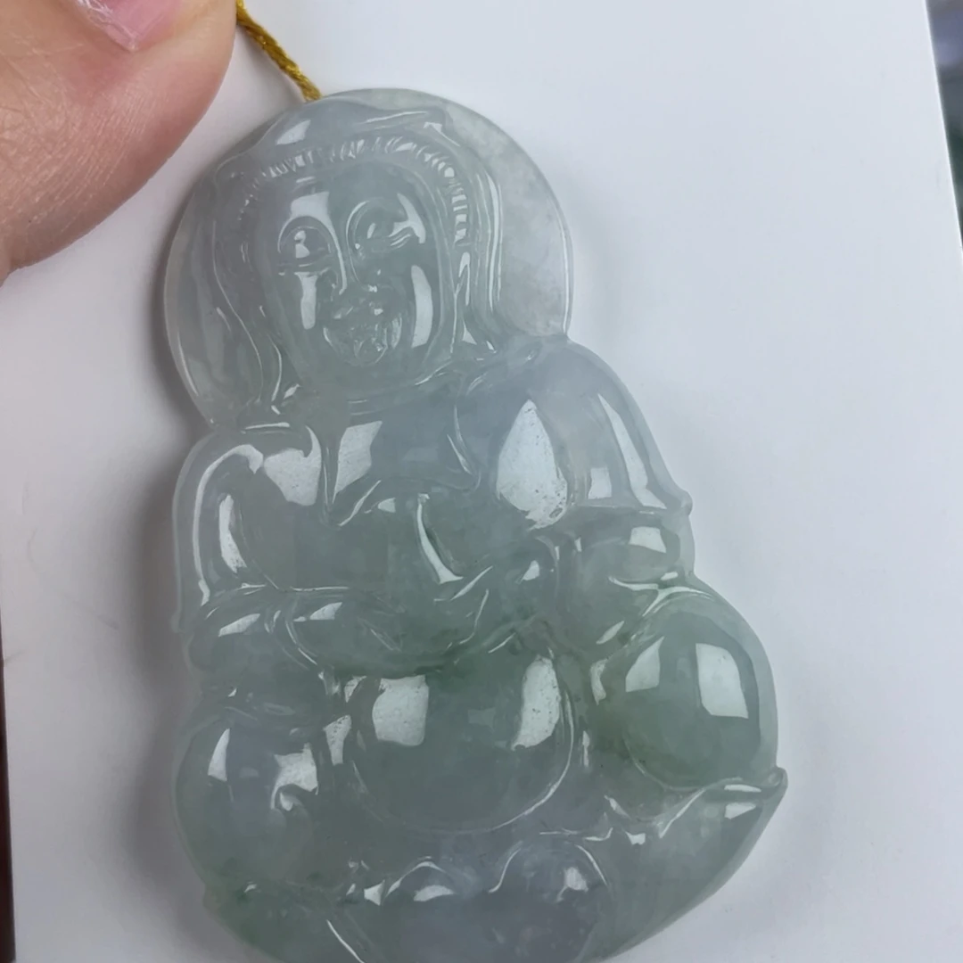 颈饰未镶嵌翡翠观音
