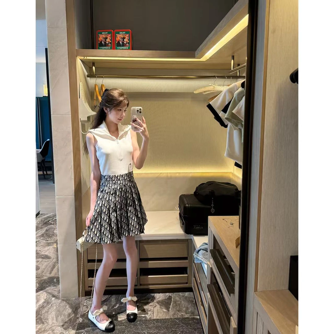 【思琦定制】又甜又辣短款小件上衣女炸街港味设计感拼接无袖上衣