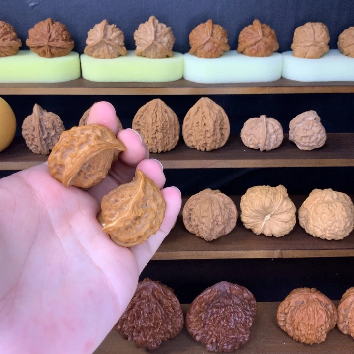 桃核吊坠盘山小蛇头