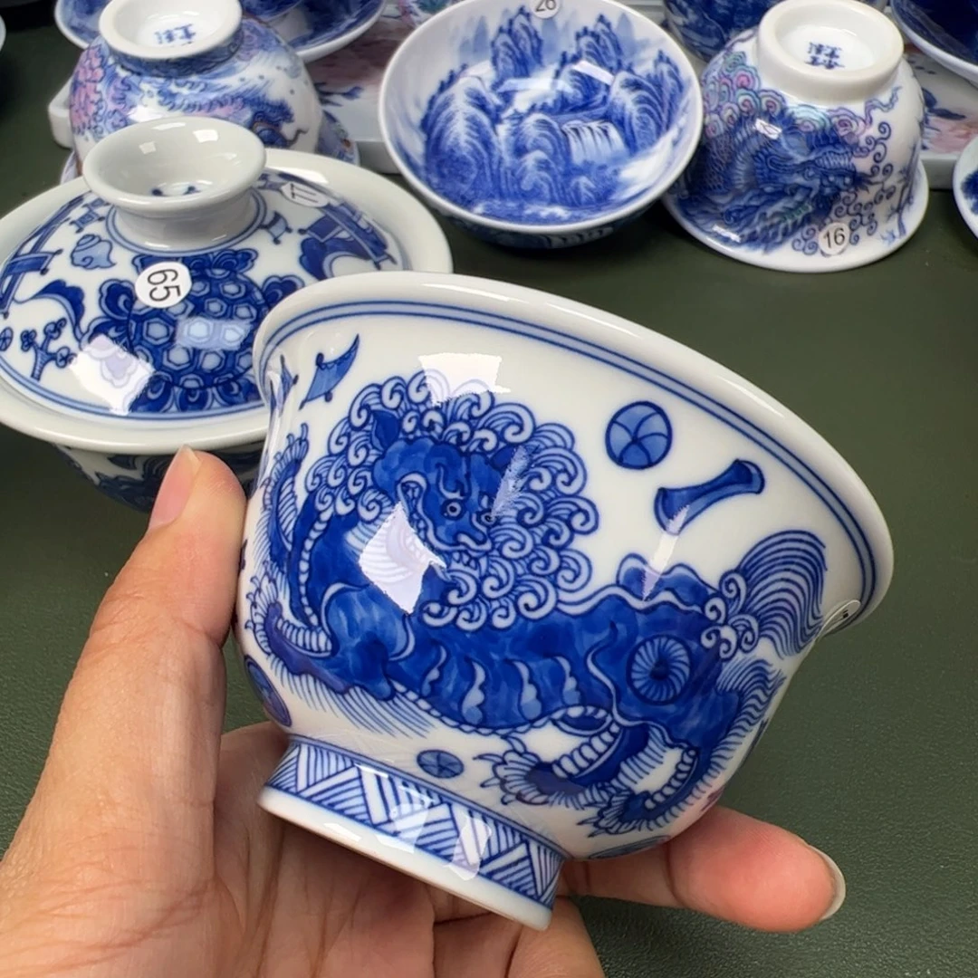 景德镇纯手工纯手绘茶具木木207