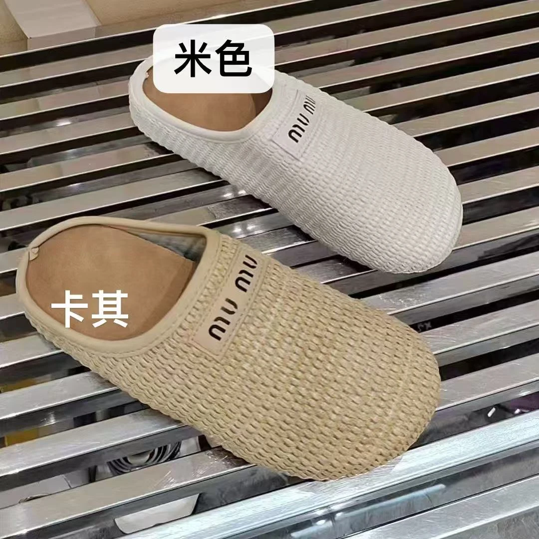 a-3.（偏小一码）小香风外传包头半拖鞋100款