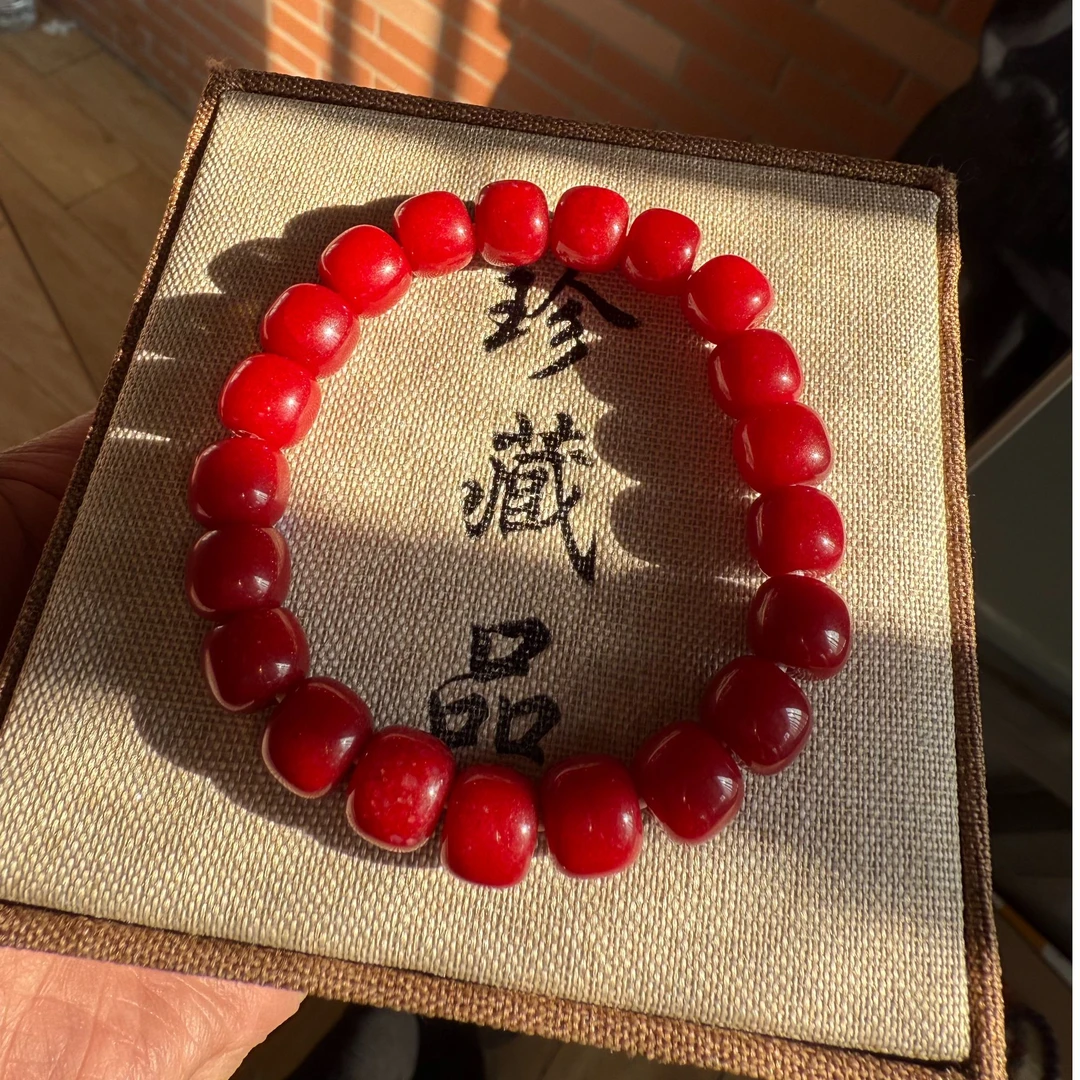南红墩墩卡10mm手串