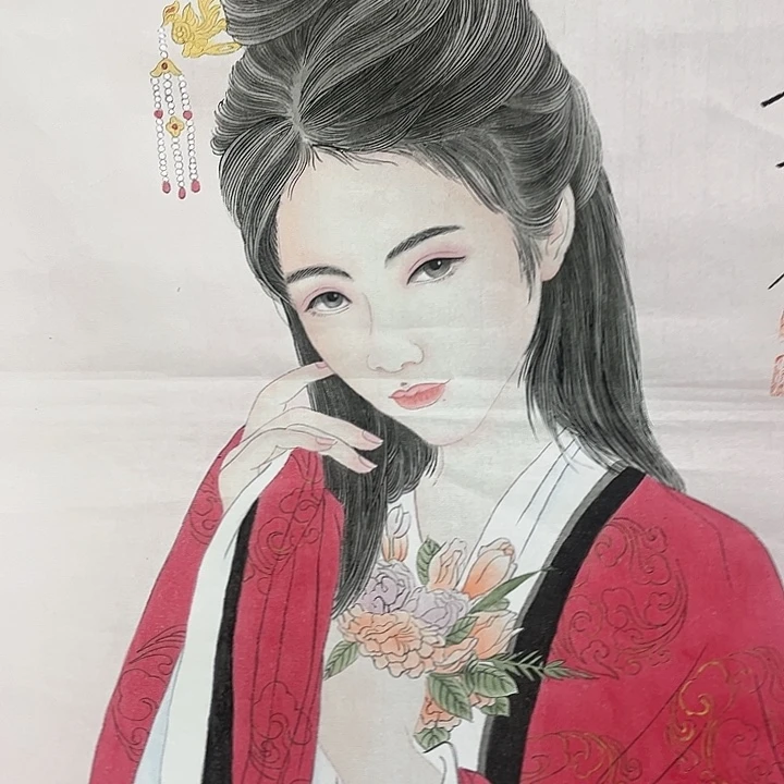 国画我的心好痛啊我的心真的好痛啊