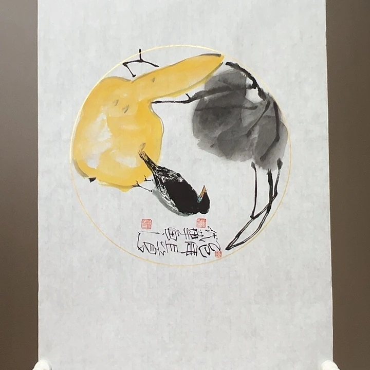 O***i国画戚代华  原创手绘