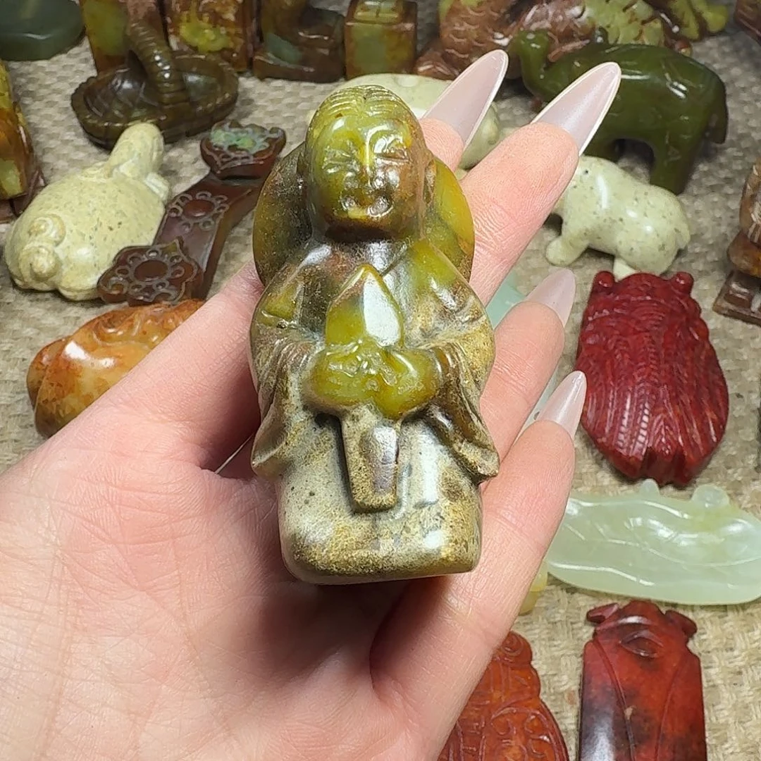 白玉菩提吊坠挂件