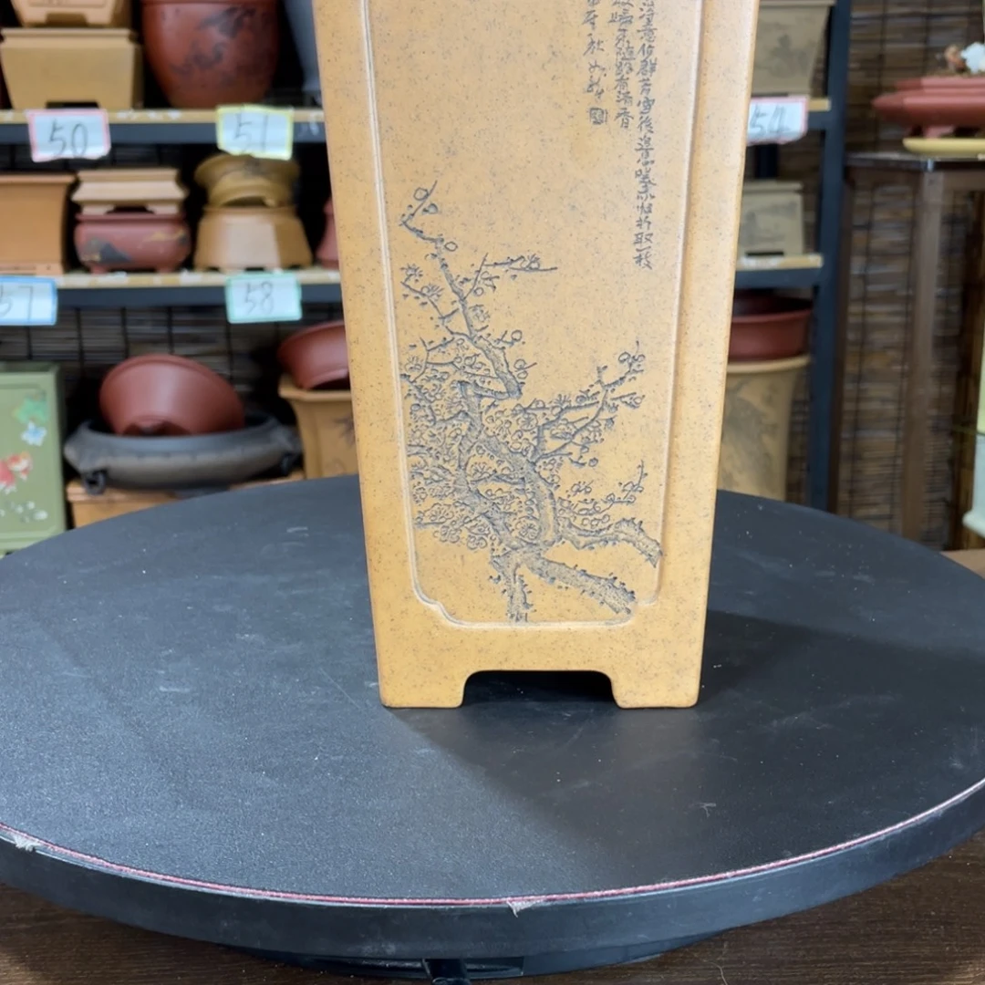 G***r紫砂花盆在一起就是
