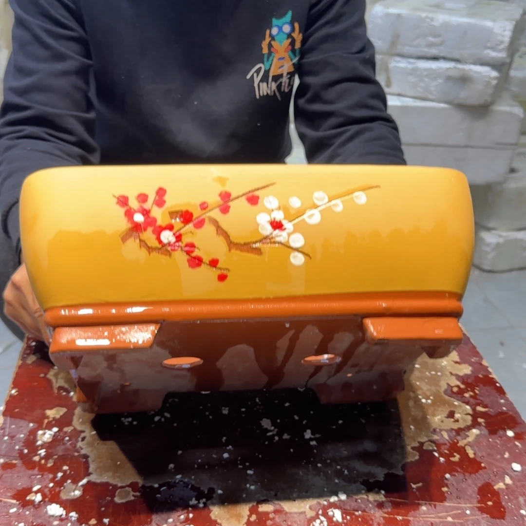 紫砂花盆口径35 25高度12