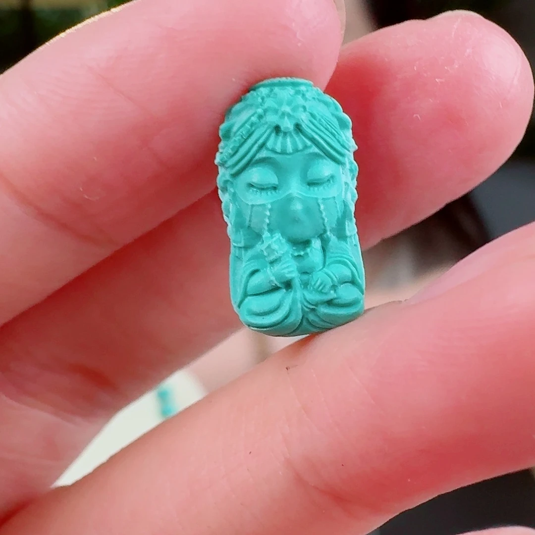 绿松石珠宝奇石未镶嵌