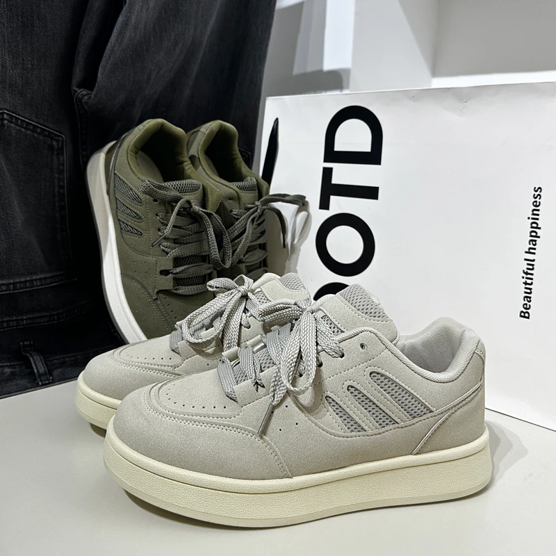 2025秋季新款爆款休闲鞋男生增高透气板鞋男款韩版潮流百搭潮鞋子