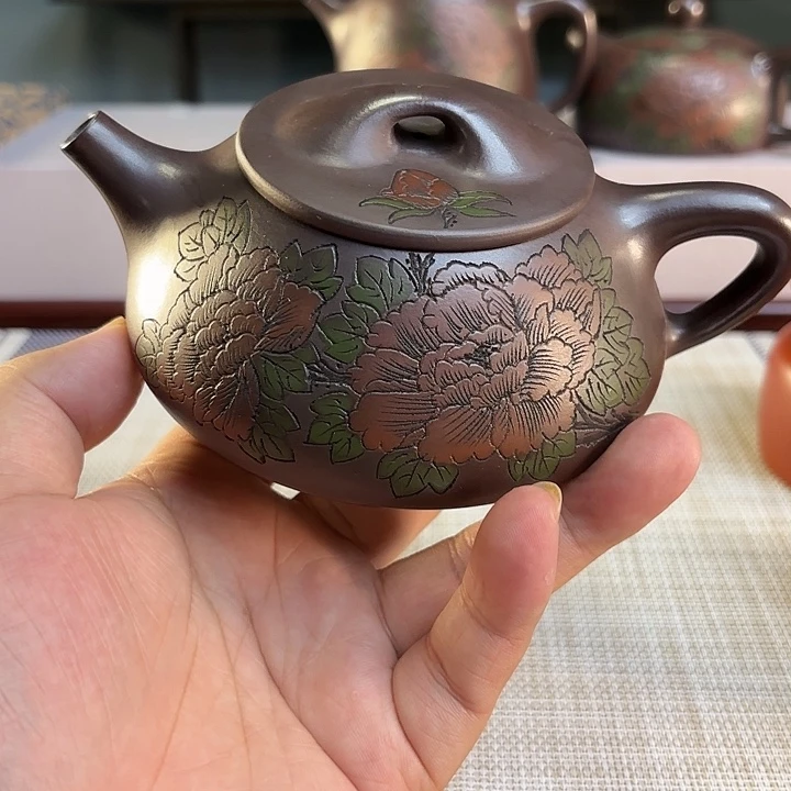 堂***主茶壶紫砂宜兴原矿手工紫砂壶