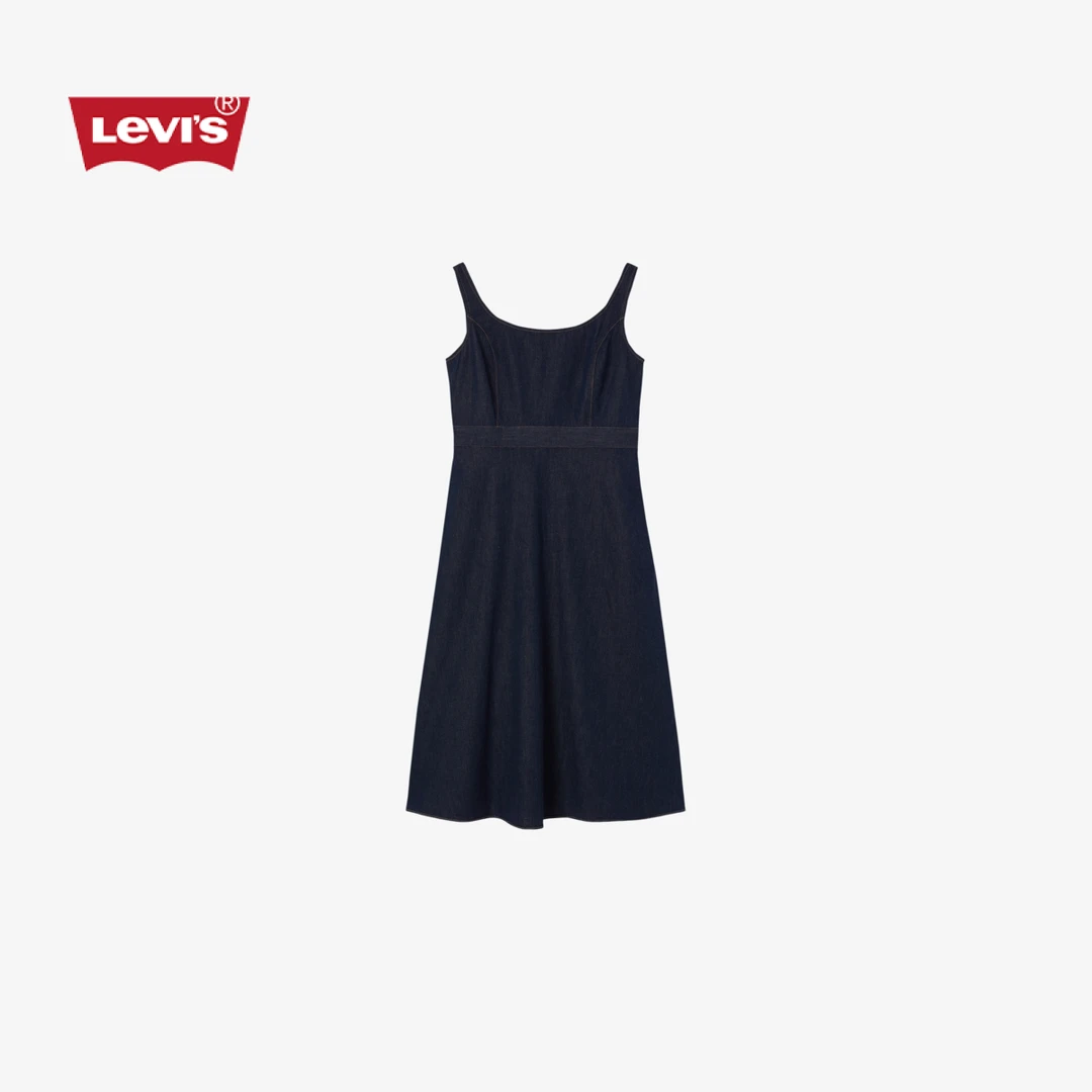 【商场同款】Levi's李维斯25夏季女士吊带牛仔连衣裙003I4-0000