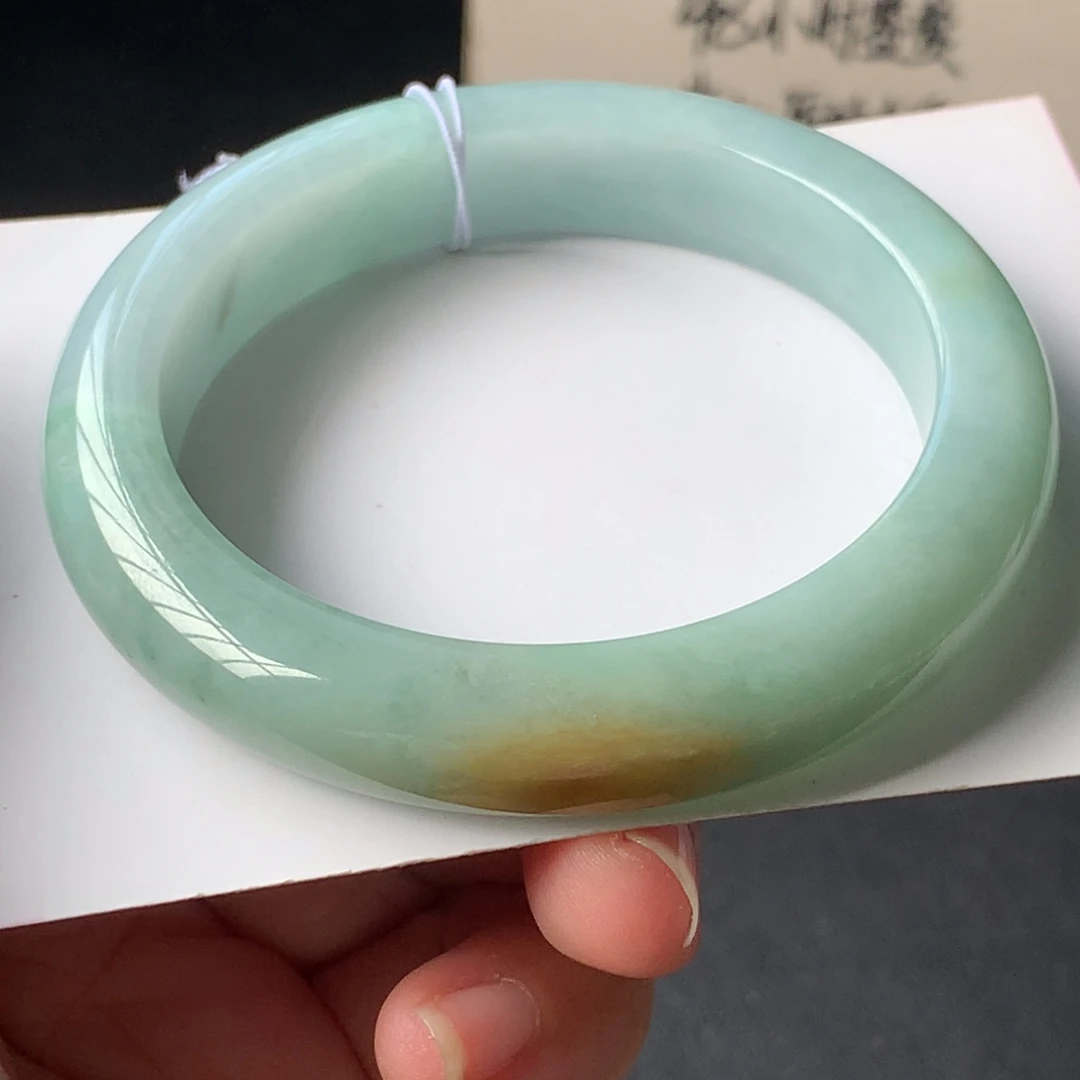 翡翠未镶嵌手镯4号53.9-10.9-8.5