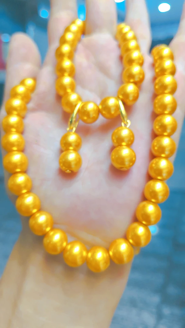 铜合金贝壳项链 三件套sadaf pason套装项链耳环手链包邮