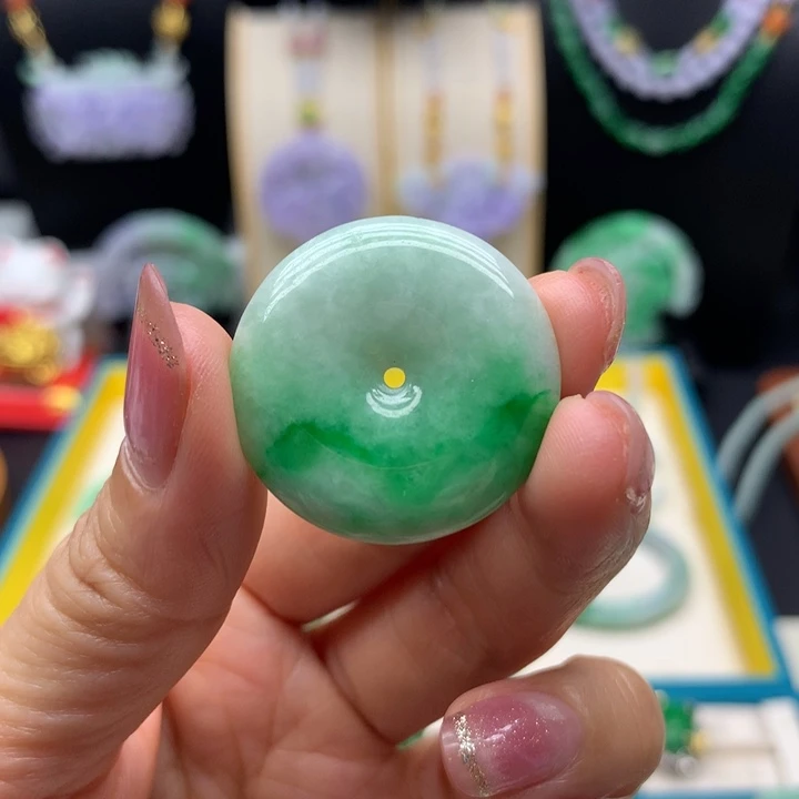 颈饰未镶嵌翡翠翡翠扣子