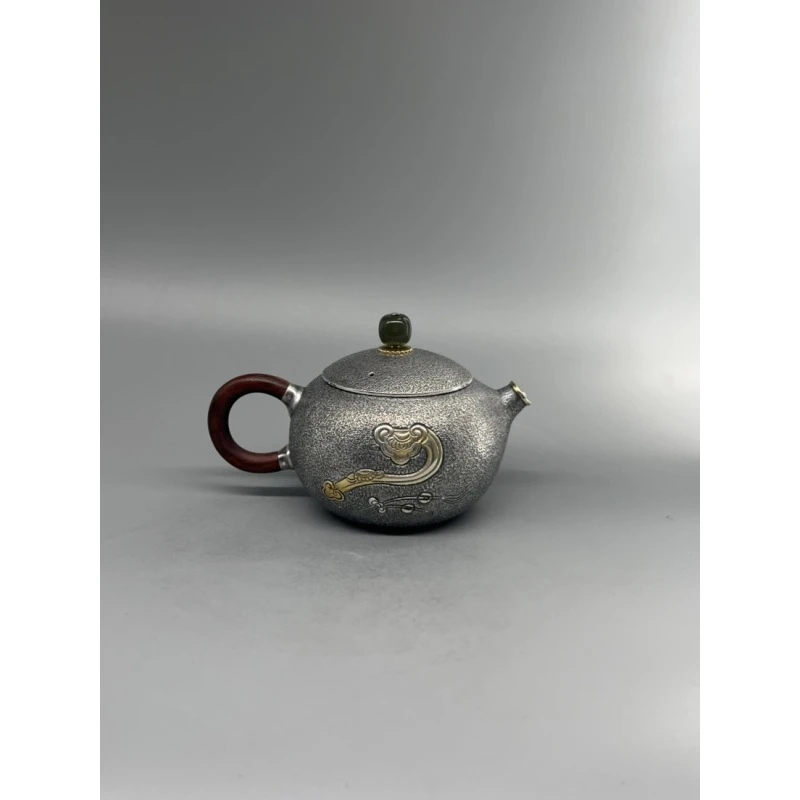 柿柿如意锤纹泡茶壶