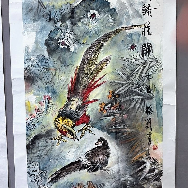 国画亲笔手绘放心去藏