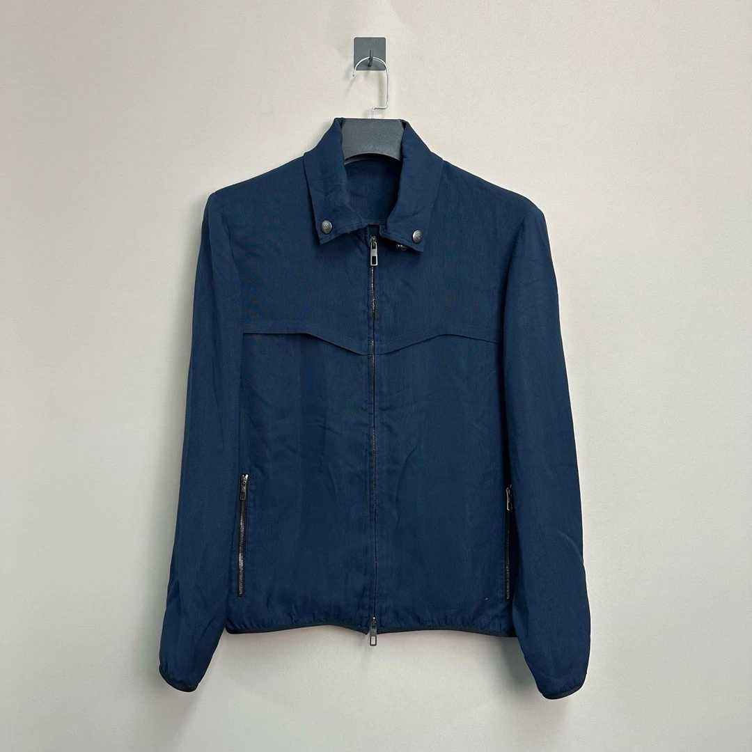 95新 GIORGIO ARMANI/阿玛尼 经典款拉链外套/50码/价3750